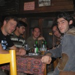 Niklas, Aala, Tilo, ich und Tarek im "Sommer und Winter"